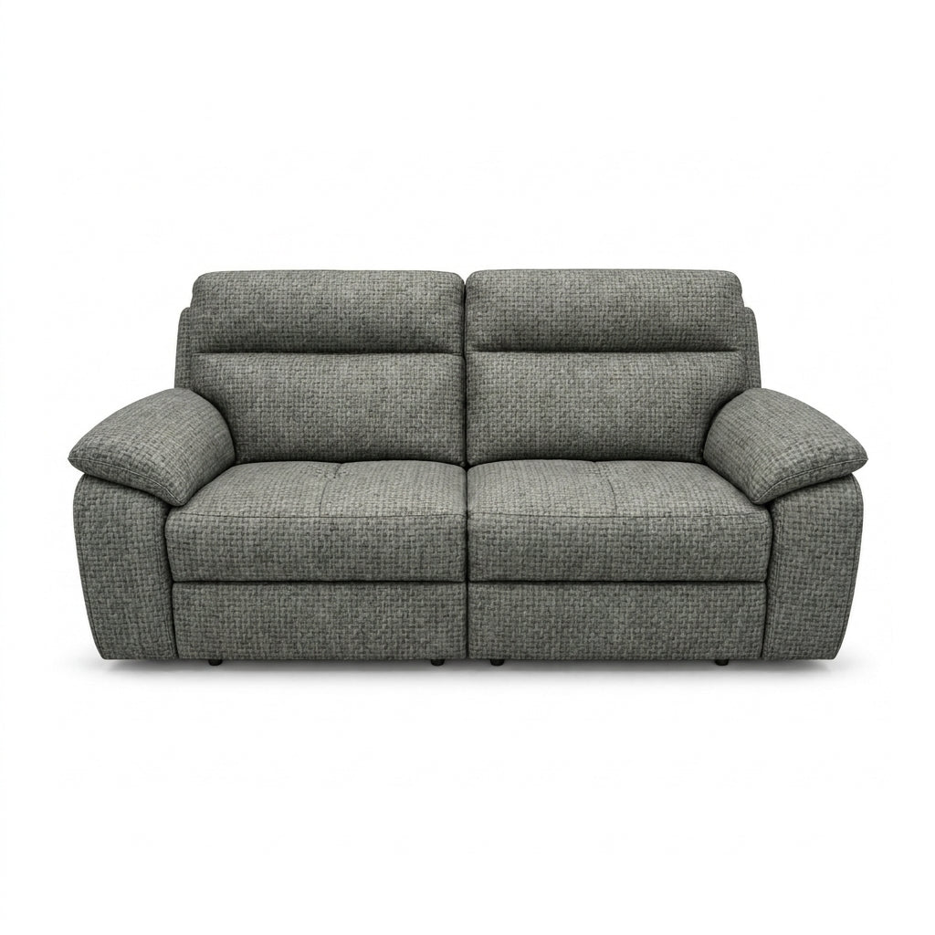 Nicoletti Vivaldi 3 Seater Recliner Sofa - 3 Seater Double Power Recliner NA/NE - Power Recliner with USB-C 3 Seater Sofas Sterling Home 11 Gaston 758 Verde
