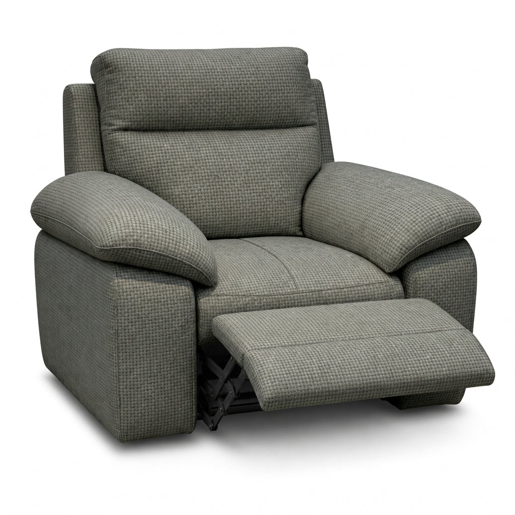 Nicoletti Vivaldi Recliner Armchair - Power Recliner Chair NA/NE - Power Recliner with USB-C — Gaston 758 Verde, gallery image 1
