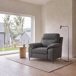 Nicoletti Vivaldi Armchair On Legs  - Chair on Legs NA/NE — Gaston 766 Fumo, gallery image 1