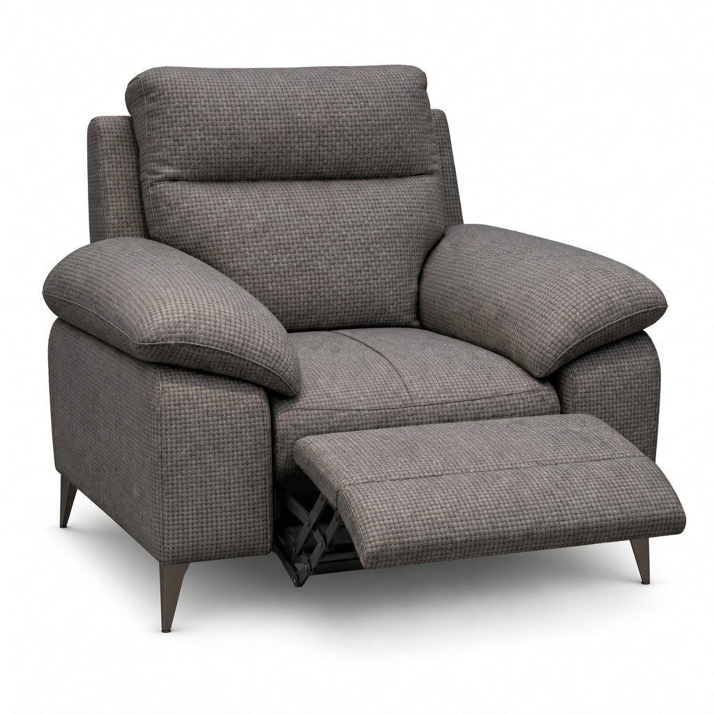 Nicoletti Vivaldi Recliner Armchair On Legs  - Power Recliner Chair on Legs NA/NE - Power Recliner with USB-C