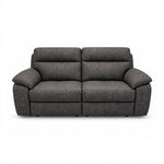 Nicoletti Vivaldi 3 Seater Recliner Sofa - 3 Seater Double Power Recliner NA/NE - Power Recliner with USB-C 3 Seater Sofas Sterling Home 12 Gaston 766 Fumo