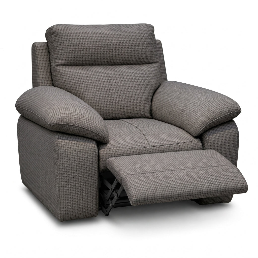 Nicoletti Vivaldi Recliner Armchair - Power Recliner Chair NA/NE - Power Recliner with USB-C — Gaston 766 Fumo, gallery image 1