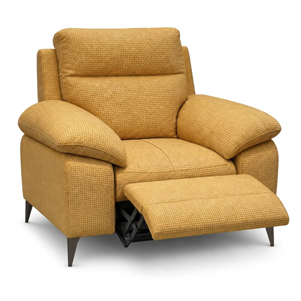 Nicoletti Vivaldi Recliner Armchair On Legs  - Power Recliner Chair on Legs NA/NE - Power Recliner with USB-C