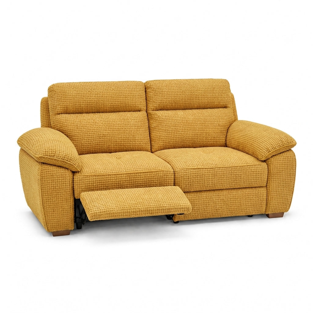Nicoletti Vivaldi 3 Seater Recliner Sofa    - 3 Seater Double Power Recliner NA/NE  - Power Recliner with USB-C — Gaston Giallo, gallery image 1