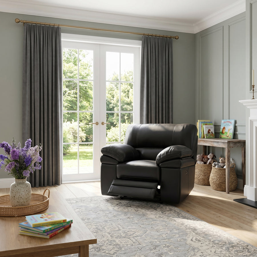 Gino Recliner Armchair - Power Recliner Armchair with USB Cat 55 - Power Recliner with USB