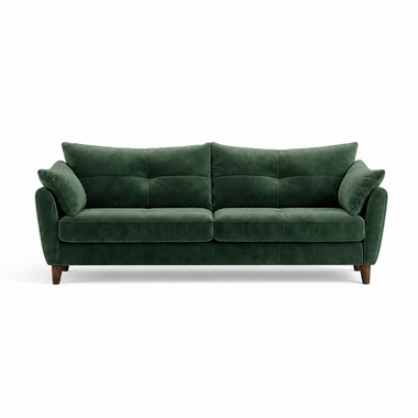 Zara 4 Seater Sofa - 4 Seater Sofa 4 Seater Sofas Sterling Home 4 Plush Emerald