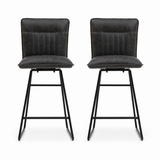 Marx Pair of Grey Bar Stools