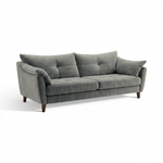 Zara 4 Seater Sofa - 4 Seater Sofa — Plush Silver, gallery image 2