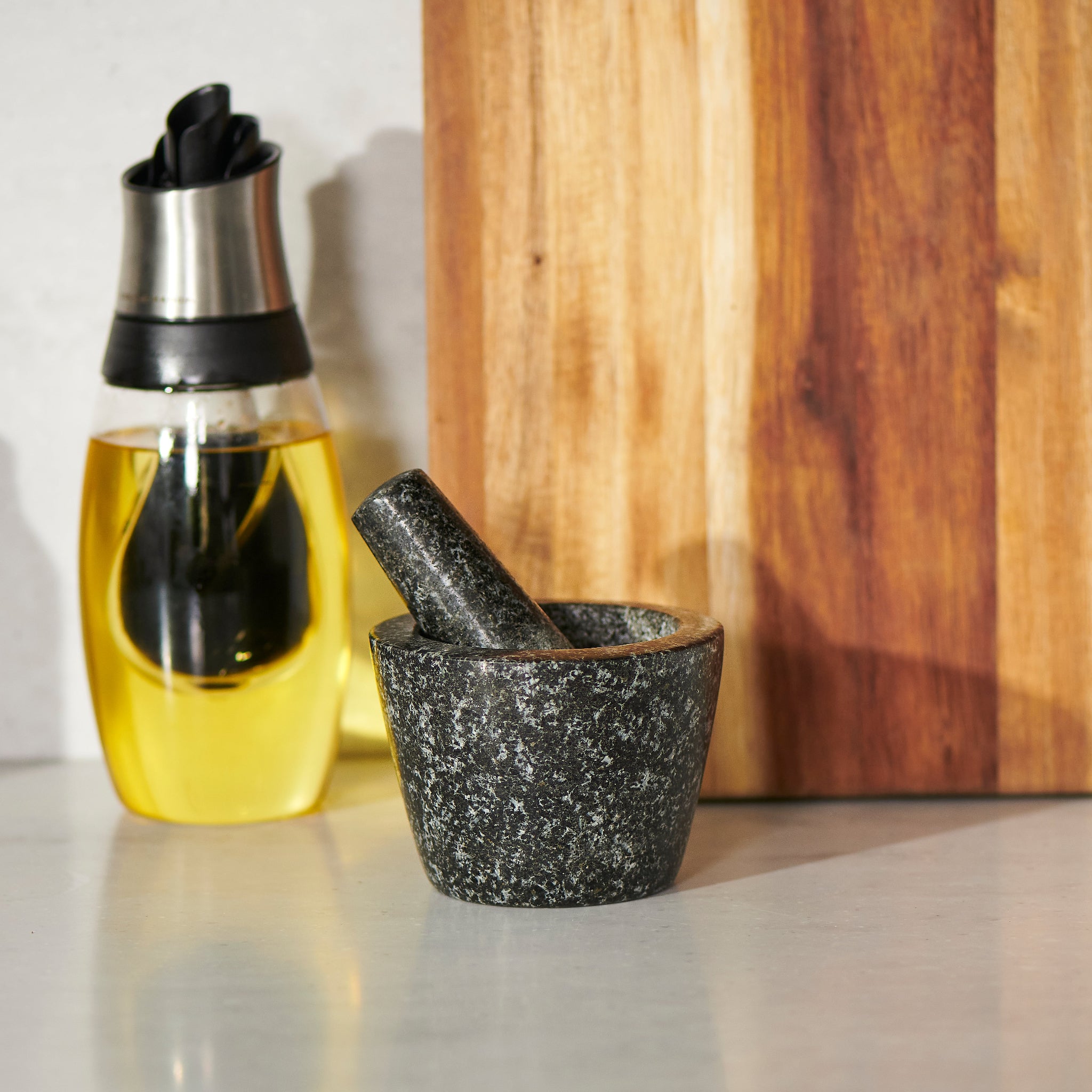 Dorchester Granite Pestle & Mortar 10CM - Dorchester Granite Pestle & Mortar 10cm Sterling Home 3