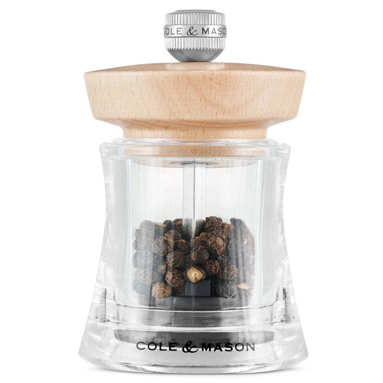 Holborn Pepper Mill Acrylic Beech 9.5CM Sterling Home 2