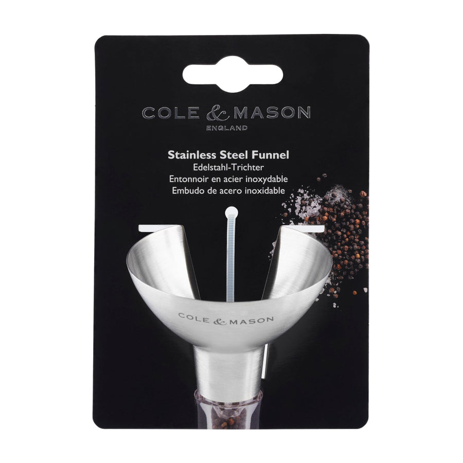 Cole & Mason Dover Stainless Steel Funnel Sterling Home 1