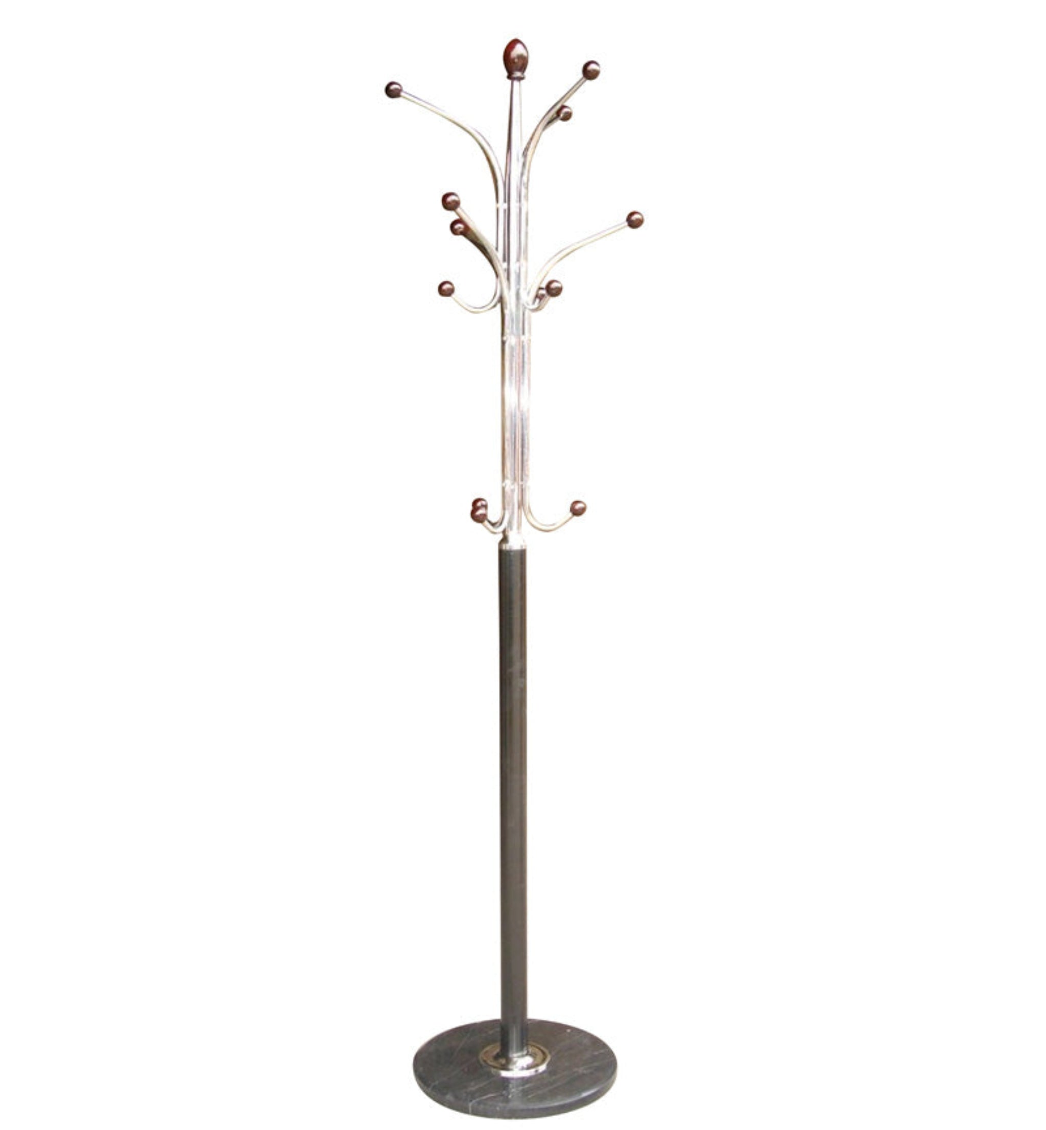 Marble Black Based Coat Stand - Marble Based Coat Stand Black Sterling Home 1