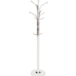 Marble White Based Coat Stand - Marble Based Coat Stand White Sterling Home 1