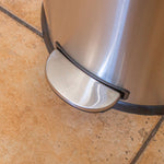 Round Brushed Stainless Steel Kitchen Pedal Bin - Round Pedal Bin SS Brushed 30L Sterling Home 2
