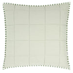 Hebden Stripe Green Square Cushion - Hebden Stripe 55X55CM Cushion Forest/Bay Green Sterling Home 1