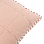 Hebden Stripe Brown Square Cushion - Hebden Stripe 55X55CM Cushion Pecan/Cotta Sterling Home 3