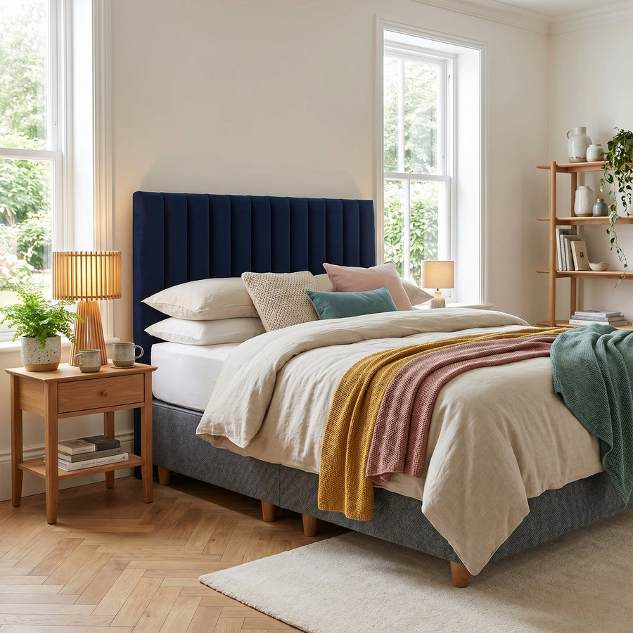 Harrison Spinks Sogno Divan Bed Set - Padded Top Divan Set 90 x 190cm - Single Sterling Home 2