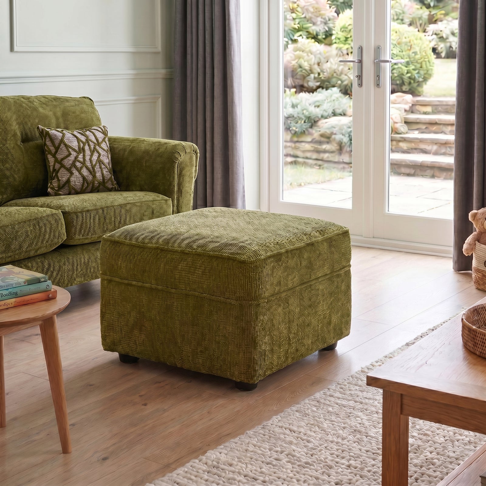 Harrogate Footstool - Foot Stool Grade B Footstools Sterling Home 2