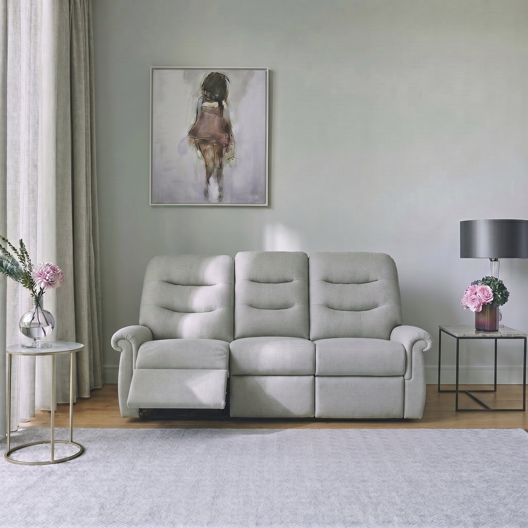 G Plan Holmes 3 Seater Recliner Sofa - 3 Seater Power Recliner Sofa Double Grade L - Power Recliner 3 Seater Sofas Sterling Home 2