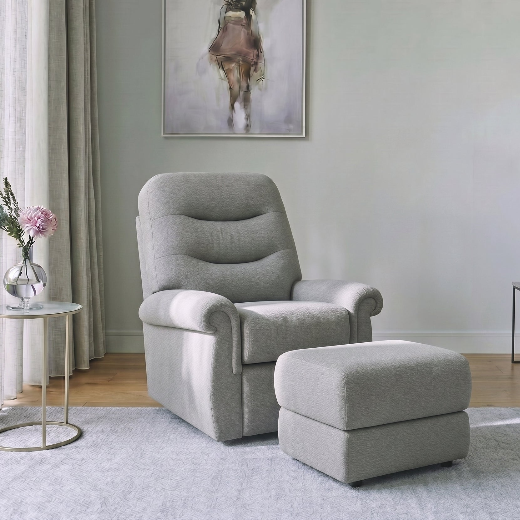 G Plan Holmes Small Armchair - Small Armchair Grade L Sterling Home 2