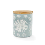 Homestead Ceramic Canister Grey/Blue Sterling Home 1