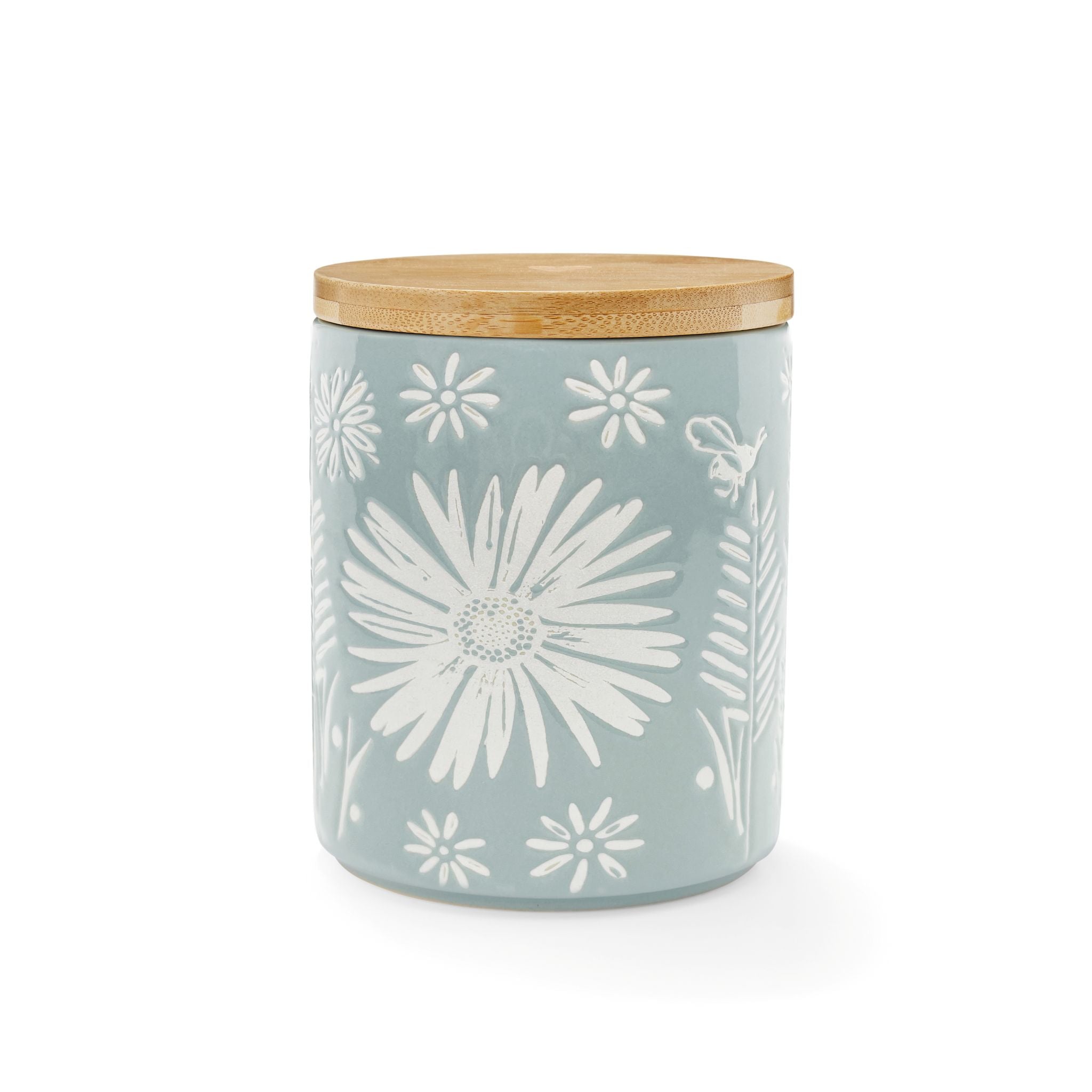 Homestead Ceramic Canister Grey/Blue Sterling Home 1
