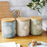 Homestead Ceramic Canister Beige - Homestead Ceramic Canister Beige Sterling Home 2