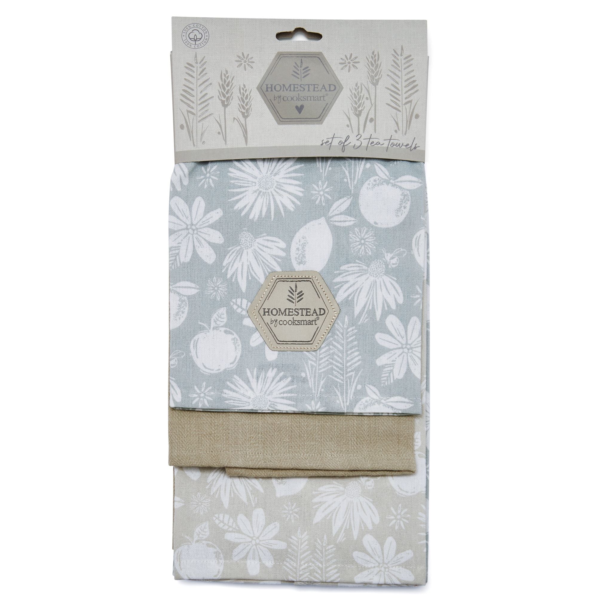 Homestead 3 Pack Tea Towel - Homestead 3 Pack Tea Towel Sterling Home 2