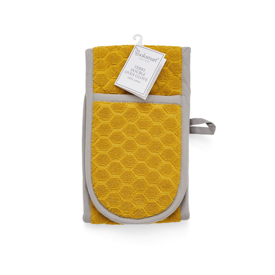 Terry Double Oven Glove Honeycomb - Terry Double Oven Glove - Honeycomb Sterling Home 2