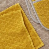 Terry Tea Towel Pack Of 2 Honeycomb