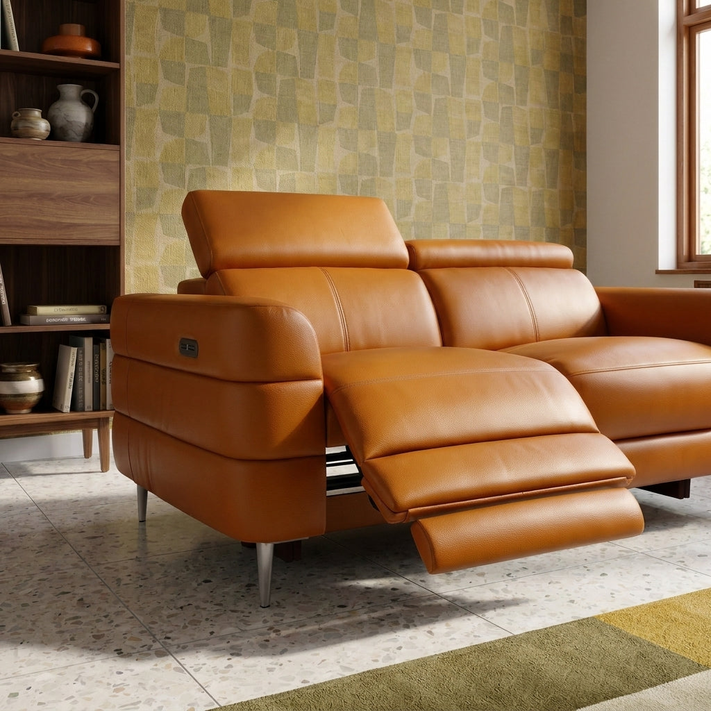 Hoy 2 Seater Recliner Sofa - 2 Str W/ 2 Power Recliner W/ 2 Manual Headrest Cat NL/O - Power with Manual Headrest 2 Seater Sofas Sterling Home 3