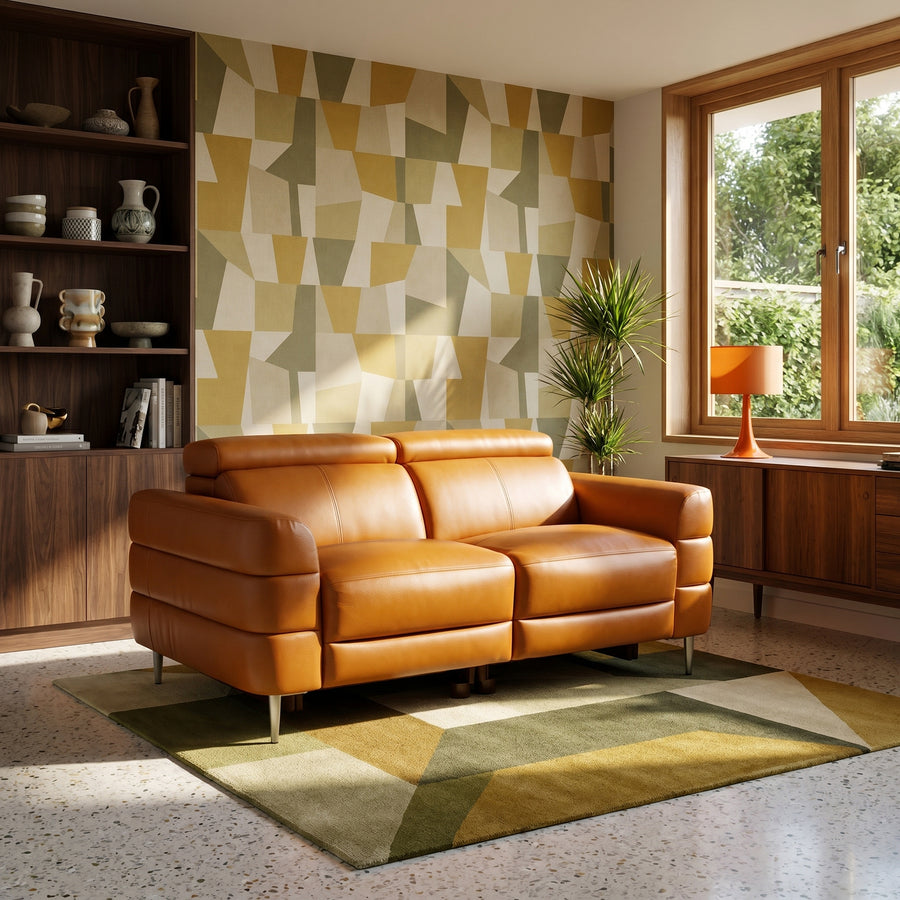 Hoy 2 Seater Sofa - 2 Str Static W/Manual Headrest Cat NL/O Sterling Home 2