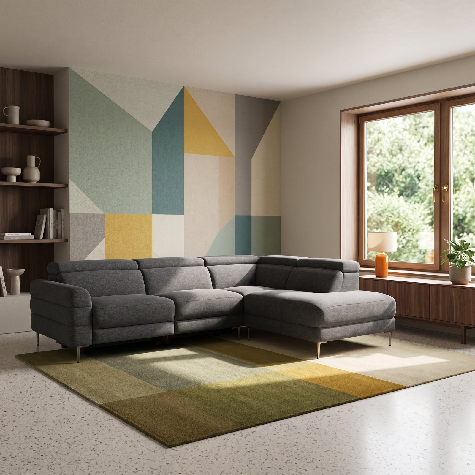Hoy Corner Sofa - Combination 1 - Left Hand Facing Sofa Corner Group Fabric - Left Hand Facing Corner Sofas Sterling Home 2