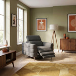 Hoy Recliner Armchair - Chair W/ Power Recliner W/ Manual Headrest Cat NL/O - Power with Manual Headrest Sterling Home 2