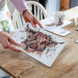 The Hebrides Highland Cow Placemats Set Of 4