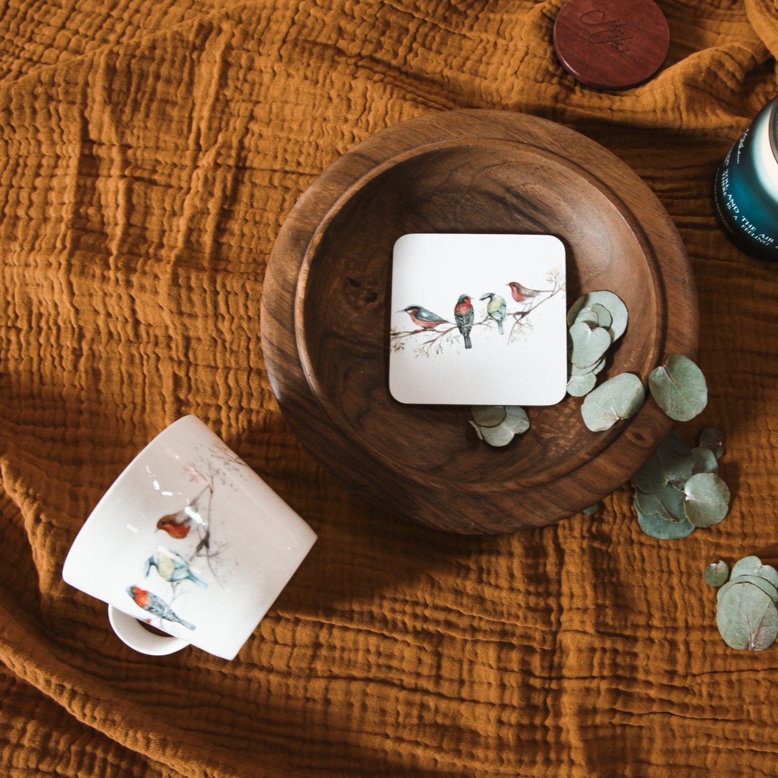 The Lookout British Birds Coasters Set Of 4