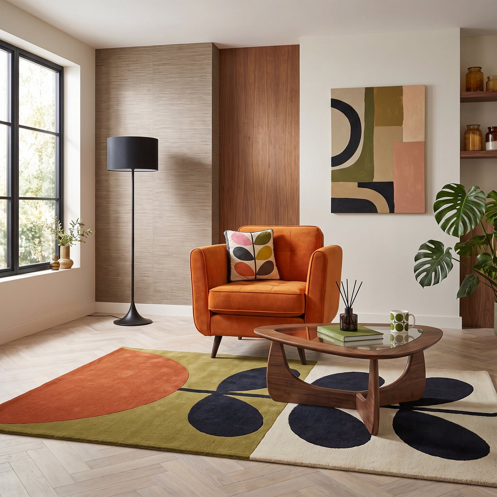 Orla Kiely Ivy Armchair - Armchair Premium Plain