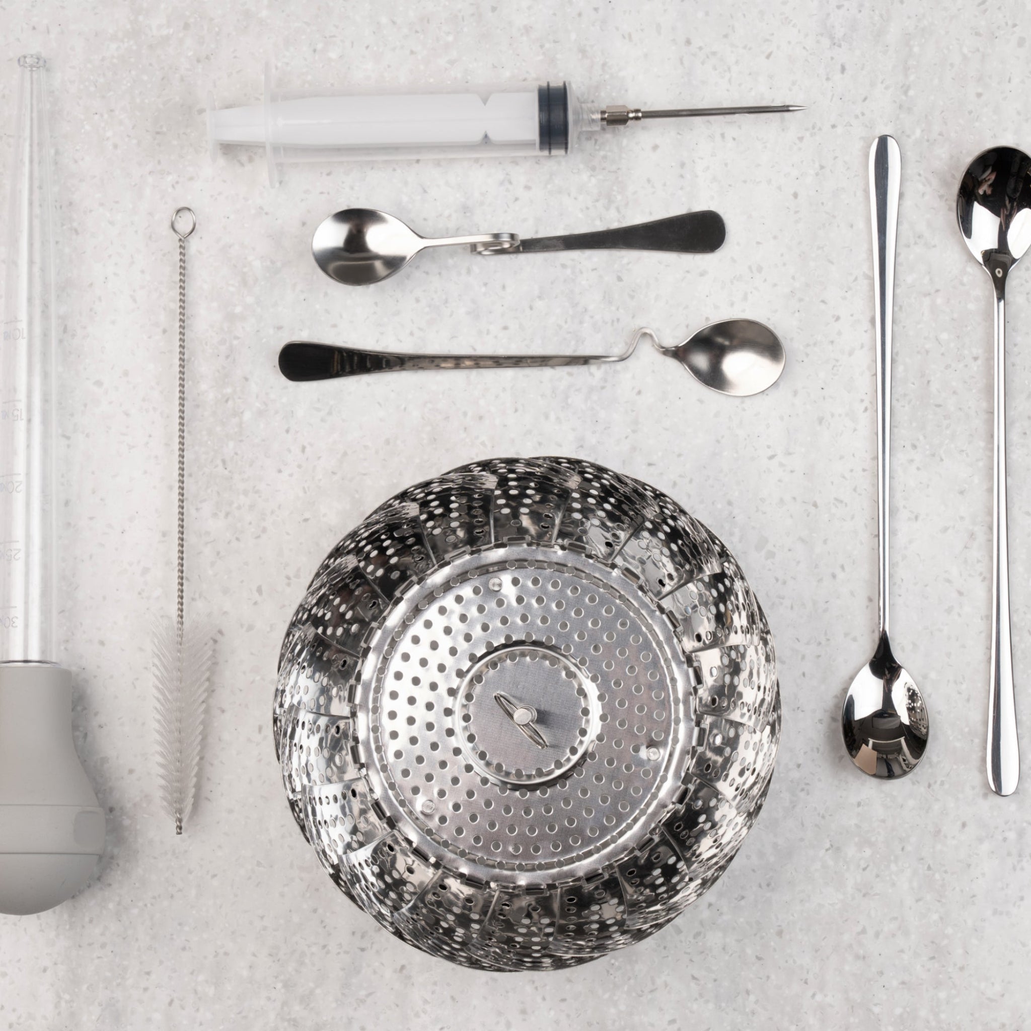 JTT 23CM SS Collapsible Steamer Basket Sterling Home 3