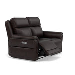 Juno 2 Seater Recliner Sofa - 2 Seater Power Recliner Sofa with USB Cat 55 - Power Recliner with USB