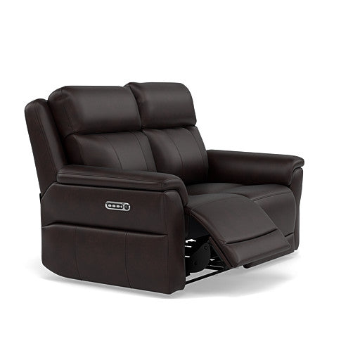 Juno 2 Seater Recliner Sofa - 2 Seater Sofa 2 Power Recliners Lumber Support Cat 55 - Power with Power Lumbar
