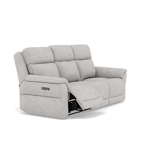 Juno 3 Seater Recliner Sofa - 3 Seater Power Recliner Sofa with USB F8 - Power Recliner with USB