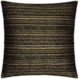 Jupiter Feather Black And Gold Cushion