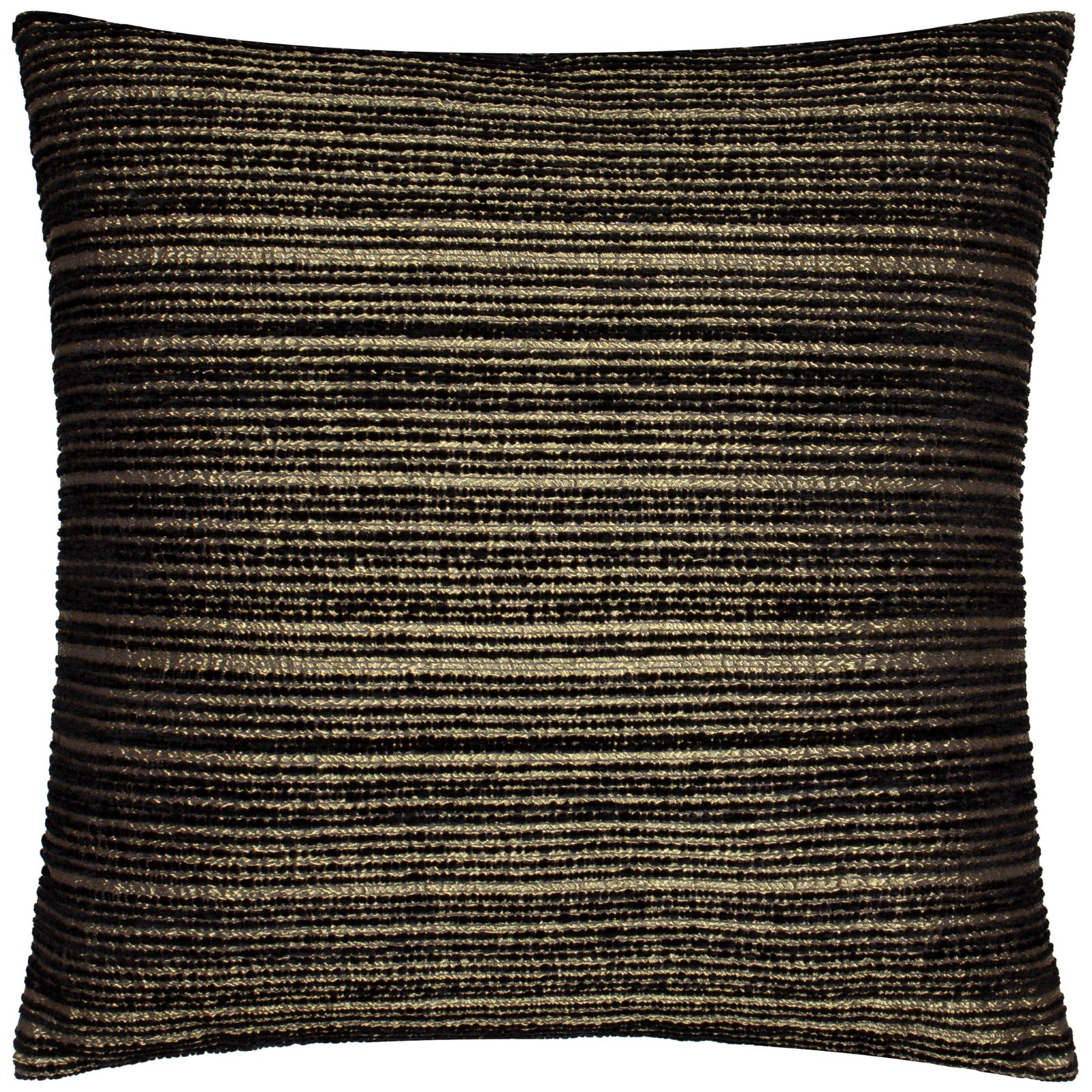 Jupiter Feather Black And Gold Cushion - Jupiter Feather Cushion Black/Gold 50CM Sterling Home 2