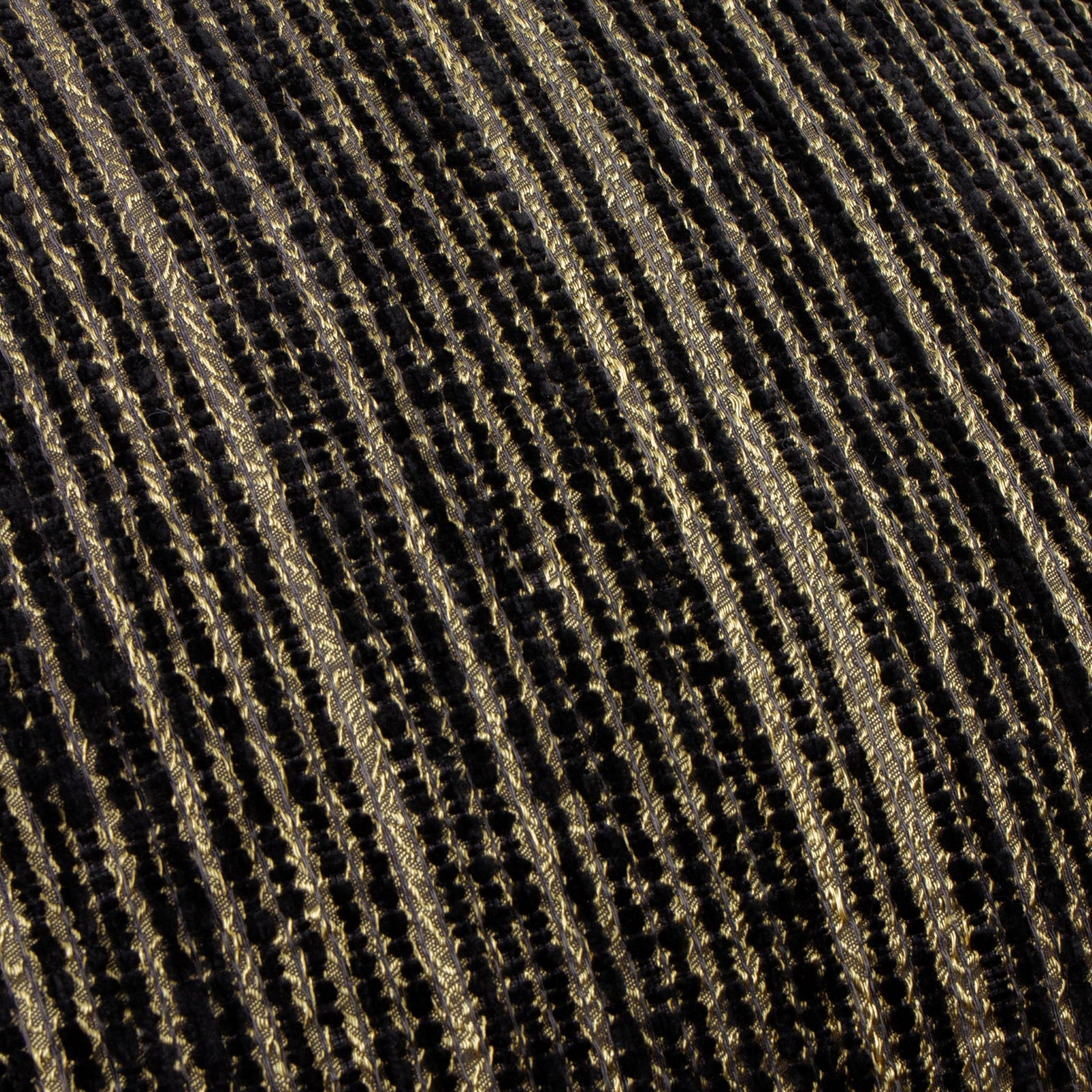 Jupiter Feather Black And Gold Cushion - Jupiter Feather Cushion Black/Gold 50CM Sterling Home 3