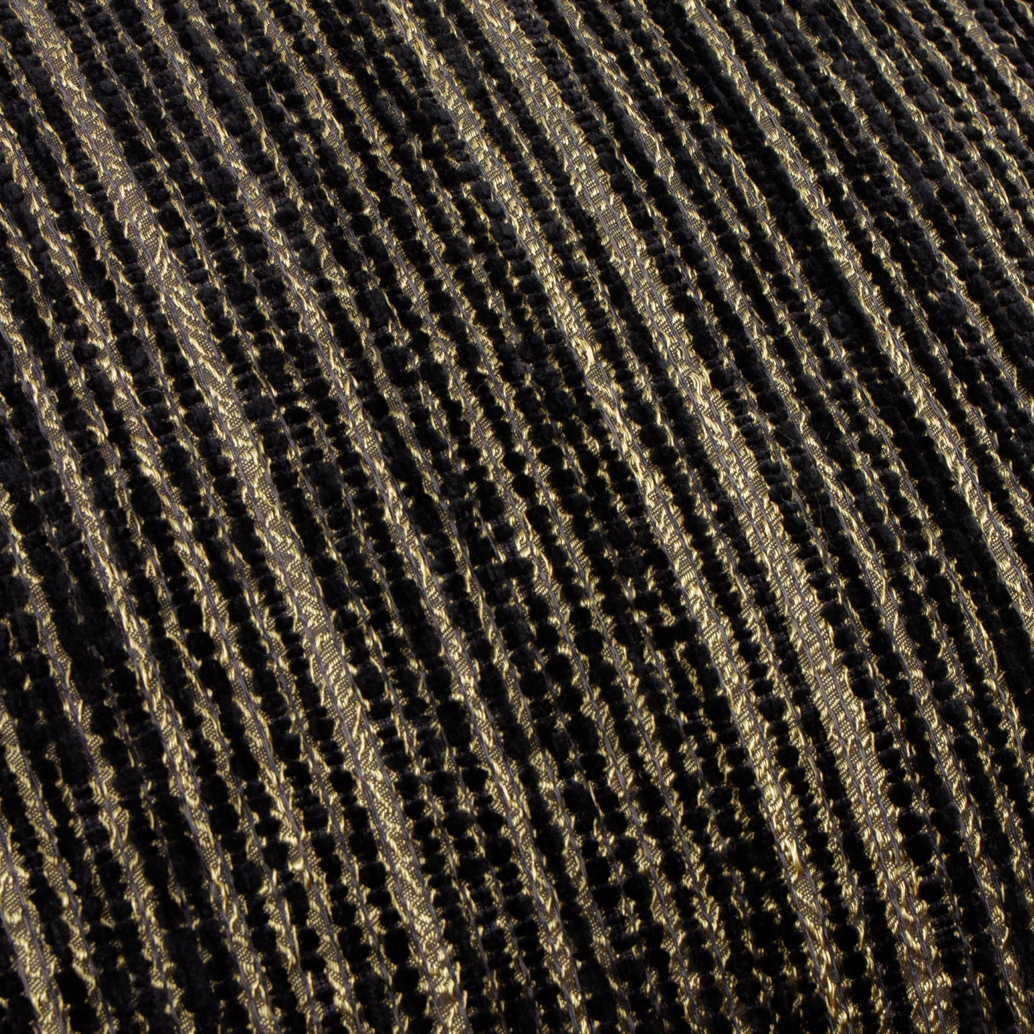 Jupiter Feather Black And Gold Cushion - Jupiter Feather Cushion Black/Gold 50CM Sterling Home 3