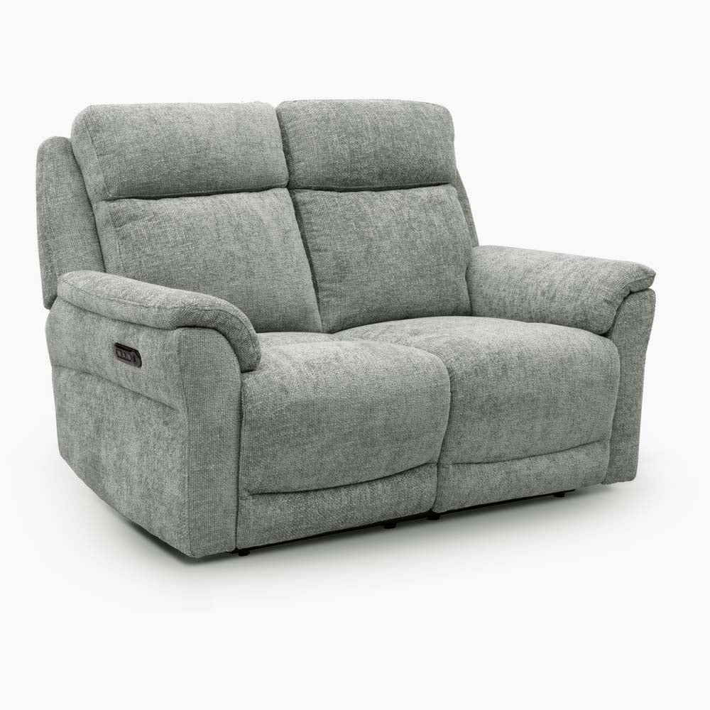 Juno 2 Seater Recliner Sofa - 2 Seater Sofa 2 Power Recliners Lumber Support Cat 200 - Power with Power Lumbar