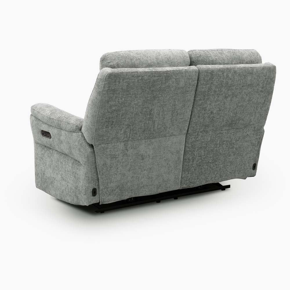 Juno 2 Seater Recliner Sofa - 2 Seater Sofa 2 Power Recliners Lumber Support Cat 200 - Power with Power Lumbar