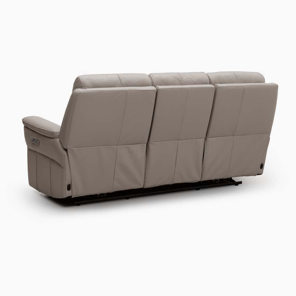 Juno 3 Seater Recliner Sofa - 3 Seater Power Recliner Sofa with USB Cat 200 - Power Recliner with USB