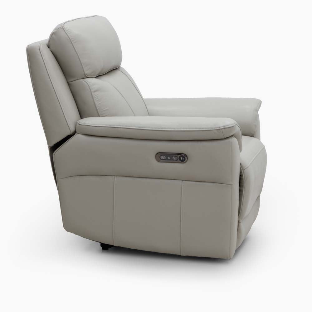 Juno Recliner Armchair - Power Recliner Chair Lumber Support F6 - Power with Power Lumbar