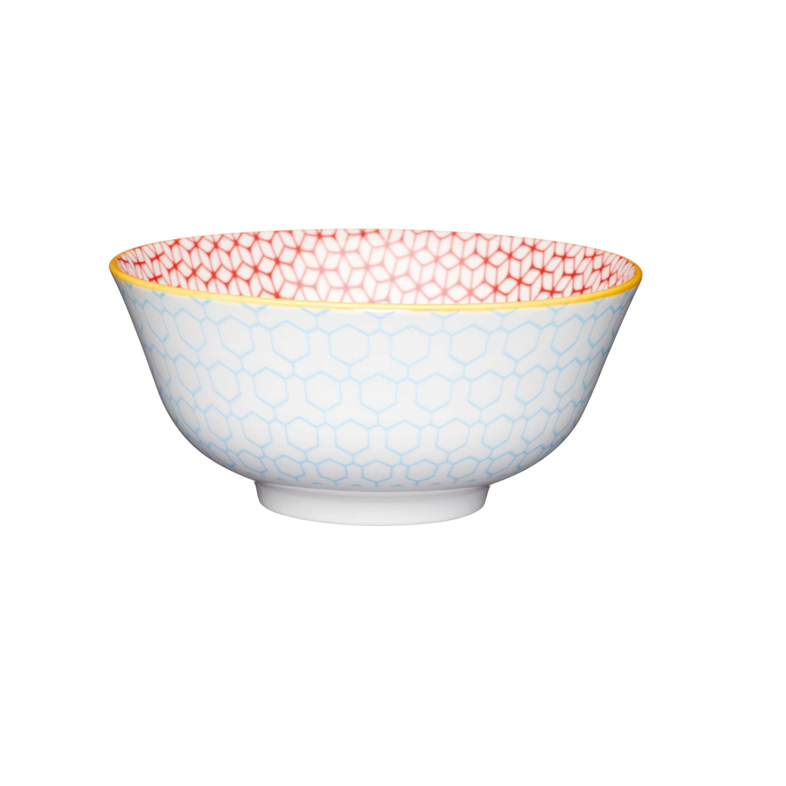 Mikasa Geometric Blue Bow - Mk Bowl 15.5Cm Blue Geometric Sterling Home 2